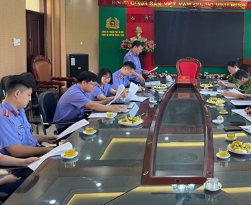 Viện KSND huyện Thạch Thất tiến hành kiểm sát trực tiếp việc giải quyết tin...